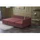 Corner Sofa-Bed Fly Corner Sofa Bed Right - Claret Red Claret Red Atelier del Sofa Corner Sofa-Bed Fly Corner Sofa Bed Right - Claret Red Claret Red