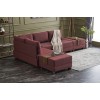 Atelier del Sofa Corner Sofa-Bed Fly Corner Sofa Bed Left - Claret Red Claret Red