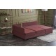 Corner Sofa-Bed Fly Corner Sofa Bed Left - Claret Red Claret Red Atelier del Sofa Corner Sofa-Bed Fly Corner Sofa Bed Left - Claret Red Claret Red