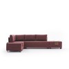 Atelier del Sofa Corner Sofa-Bed Fly Corner Sofa Bed Left - Claret Red Claret Red