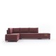 Corner Sofa-Bed Fly Corner Sofa Bed Left - Claret Red Claret Red Atelier del Sofa Corner Sofa-Bed Fly Corner Sofa Bed Left - Claret Red Claret Red