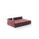 Corner Sofa-Bed Fly Corner Sofa Bed Left - Claret Red Claret Red Atelier del Sofa Corner Sofa-Bed Fly Corner Sofa Bed Left - Claret Red Claret Red