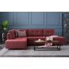 Atelier del Sofa Corner Sofa-Bed Manama Corner Sofa Bed Left - Claret Red Claret Red