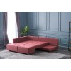 Atelier del Sofa Corner Sofa-Bed Manama Corner Sofa Bed Left - Claret Red Claret Red