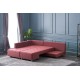 Corner Sofa-Bed Manama Corner Sofa Bed Left - Claret Red Claret Red Atelier del Sofa Corner Sofa-Bed Manama Corner Sofa Bed Left - Claret Red Claret Red