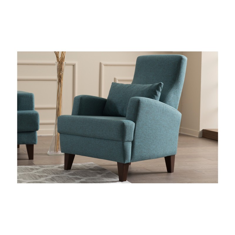 Wing Chair Kana Bergere - Turquoise Turquoise