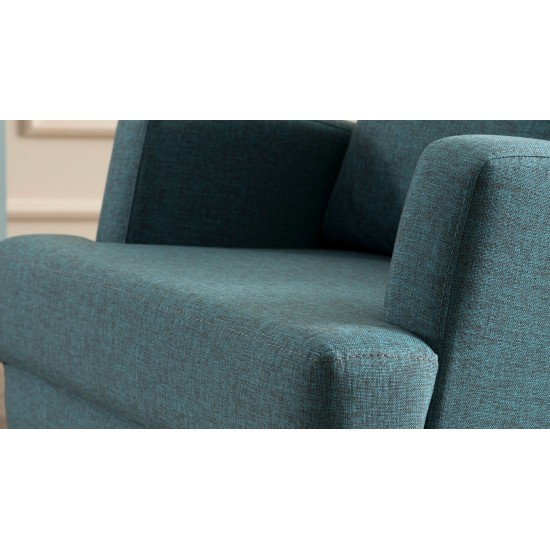 Wing Chair Kana Bergere - Turquoise Turquoise