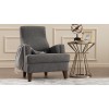 Atelier del Sofa Wing Chair Kana Bergere - Dark Grey Dark Grey