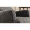 Atelier del Sofa Wing Chair Kana Bergere - Dark Grey Dark Grey