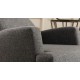 Atelier del Sofa Wing Chair Kana Bergere - Dark Grey Dark Grey
