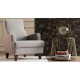 Wing Chair Kana Bergere - Light Grey Light Grey Atelier del Sofa Wing Chair Kana Bergere - Light Grey Light Grey