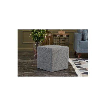 Tuffet Kare Puf - Grey Grey