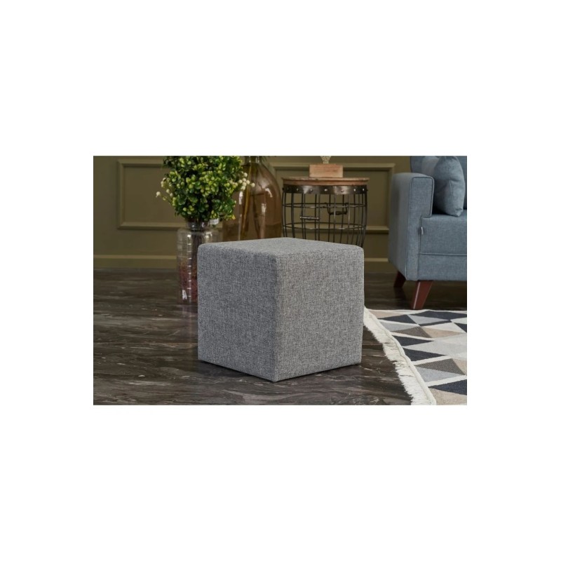 Atelier del Sofa Tuffet Kare Puf - Grey Grey