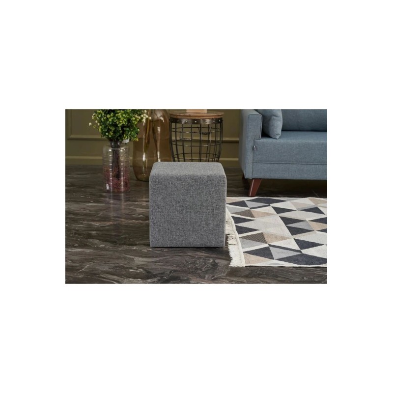 Atelier del Sofa Tuffet Kare Puf - Grey Grey