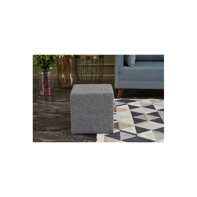 Atelier del Sofa Tuffet Kare Puf - Grey Grey
