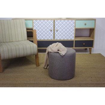 Tuffet Silindir Puf - Anthracite Anthracite