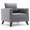 Atelier del Sofa 1-Seat Sofa Bella Armchair - Gey Grey
