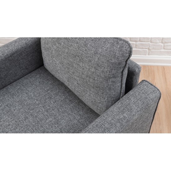 1-Seat Sofa Bella Armchair - Gey Grey Atelier del Sofa 1-Seat Sofa Bella Armchair - Gey Grey