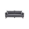 Atelier del Sofa 3-Seat Sofa Bella Sofa For 3 Pr - Grey Grey
