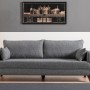 3-Seat Sofa-Bed Bella Sofa Bed - Grey Grey