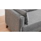Atelier del Sofa 3-Seat Sofa-Bed Bella Sofa Bed - Grey Grey