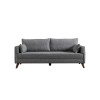 Atelier del Sofa 3-Seat Sofa-Bed Bella Sofa Bed - Grey Grey