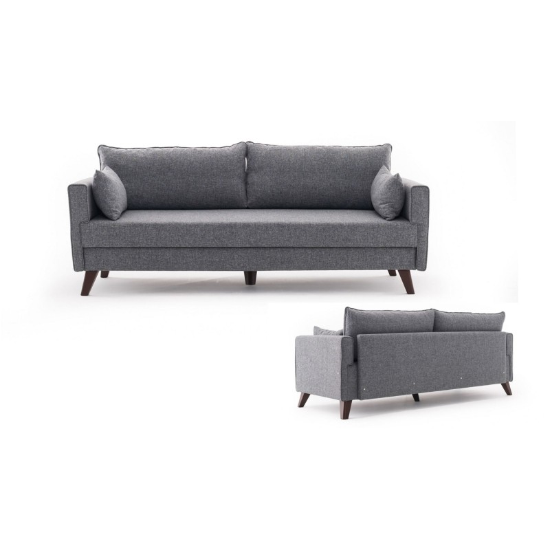 Atelier del Sofa 3-Seat Sofa-Bed Bella Sofa Bed - Grey Grey