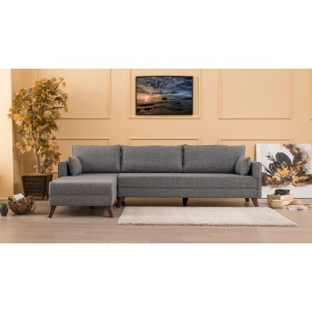 Corner Sofa Bella Corner Sofa Left 1 Grey