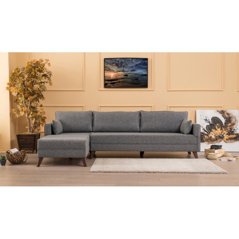 Atelier del Sofa Corner Sofa Bella Corner Sofa Left 1 Grey