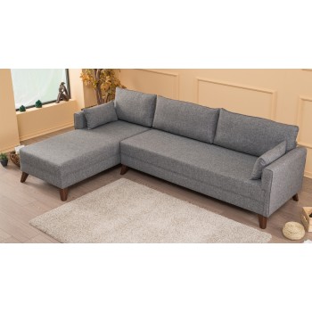 Corner Sofa Bella Corner Sofa Left 1 Grey