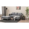 Atelier del Sofa Corner Sofa-Bed Bella Corner Sofa Right 2 Grey