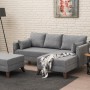 Corner Sofa-Bed Bella Corner Sofa Right 2 Grey
