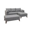 Atelier del Sofa Corner Sofa-Bed Bella Corner Sofa Right 2 Grey