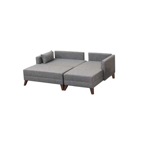 Corner Sofa-Bed Bella Corner Sofa Right 2 Grey Atelier del Sofa Corner Sofa-Bed Bella Corner Sofa Right 2 Grey