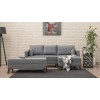Atelier del Sofa Corner Sofa-Bed Bella Corner Sofa Right 2 Grey