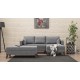Corner Sofa-Bed Bella Corner Sofa Right 2 Grey Atelier del Sofa Corner Sofa-Bed Bella Corner Sofa Right 2 Grey