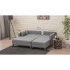 Atelier del Sofa Corner Sofa-Bed Bella Corner Sofa Right 2 Grey