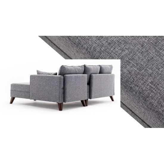 Corner Sofa-Bed Bella Corner Sofa Right 2 Grey Atelier del Sofa Corner Sofa-Bed Bella Corner Sofa Right 2 Grey
