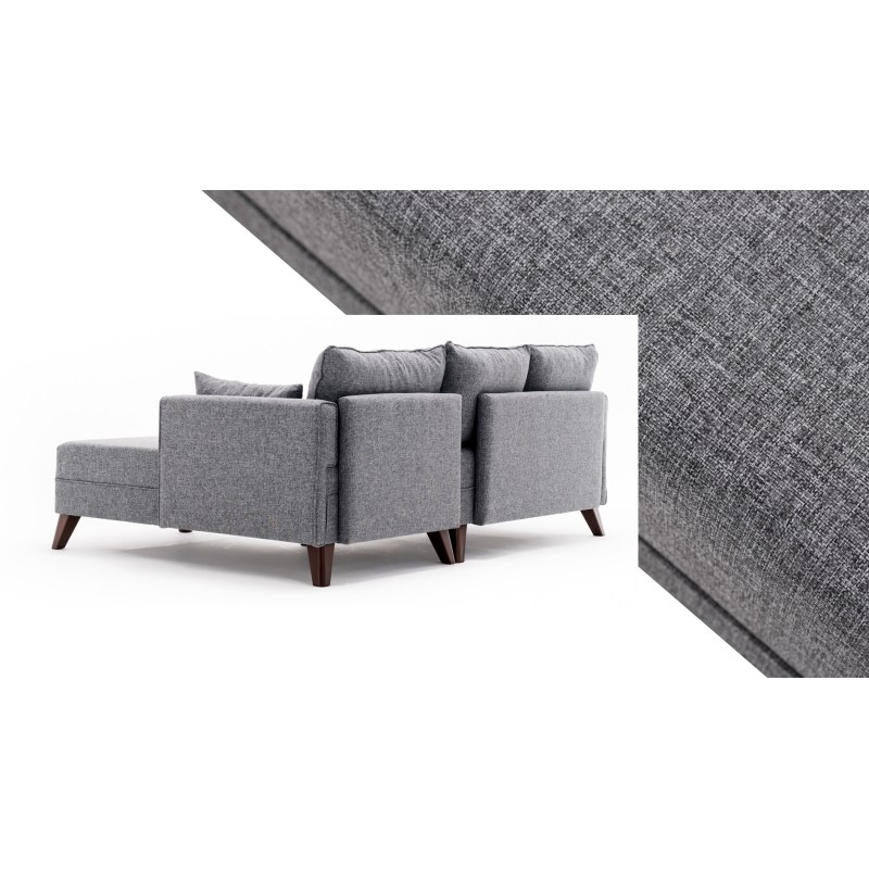 Atelier del Sofa Corner Sofa-Bed Bella Corner Sofa Right 2 Grey
