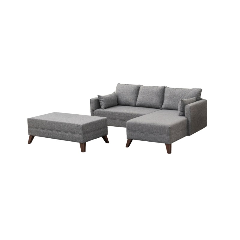 Atelier del Sofa Corner Sofa-Bed Bella Corner Sofa Right 2 Grey
