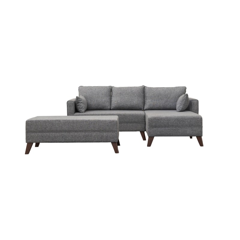 Atelier del Sofa Corner Sofa-Bed Bella Corner Sofa Right 2 Grey