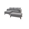 Atelier del Sofa Corner Sofa-Bed Bella Corner Sofa Left 2 Grey