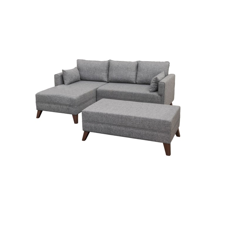 Atelier del Sofa Corner Sofa-Bed Bella Corner Sofa Left 2 Grey