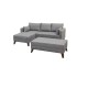 Corner Sofa-Bed Bella Corner Sofa Left 2 Grey Atelier del Sofa Corner Sofa-Bed Bella Corner Sofa Left 2 Grey