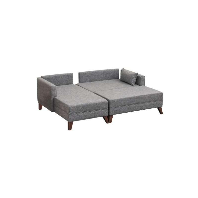 Atelier del Sofa Corner Sofa-Bed Bella Corner Sofa Left 2 Grey