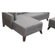 Corner Sofa-Bed Bella Corner Sofa Left 2 Grey Atelier del Sofa Corner Sofa-Bed Bella Corner Sofa Left 2 Grey