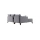 Corner Sofa-Bed Bella Corner Sofa Left 2 Grey Atelier del Sofa Corner Sofa-Bed Bella Corner Sofa Left 2 Grey
