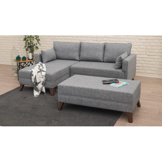 Corner Sofa-Bed Bella Corner Sofa Left 2 Grey Atelier del Sofa Corner Sofa-Bed Bella Corner Sofa Left 2 Grey