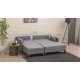 Corner Sofa-Bed Bella Corner Sofa Left 2 Grey Atelier del Sofa Corner Sofa-Bed Bella Corner Sofa Left 2 Grey