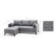 Corner Sofa-Bed Bella Corner Sofa Left 2 Grey Atelier del Sofa Corner Sofa-Bed Bella Corner Sofa Left 2 Grey